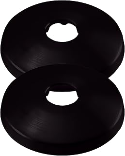 Westbrass R128-2-62 1/2" (5/8" OD) Sure Grip Low Pattern Flange for Copper Pipe (2-Pack), 1-Pack, Matte Black