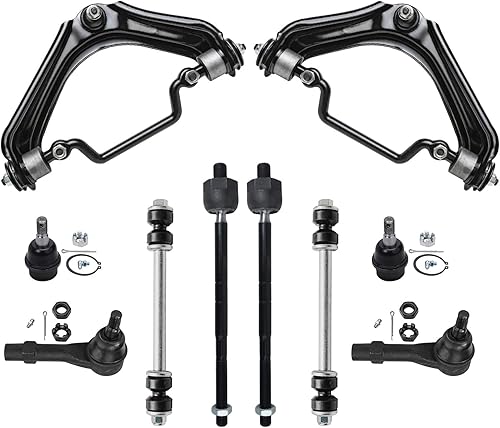 Miniatura 256 de Detroit Axle - Kit de suspensión frontal de 10 piezas para Ford Ranger Mazda B2300 B2500 B3000 B4000, 2 brazos de control superiores, 2 rótulas