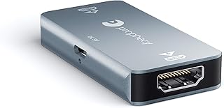 Gofanco Prophecy 4K HDMI 2.0 Repeater with Retimer - HDMI Signal Booster/Extender, 4K @60Hz YUV 4:4:4, HDR, HDMI 2.0a, HDCP 2.2, 18Gbps,CEC Pass-Through, Cascading, TAA Compliant (PRO-HDrepeat), Black