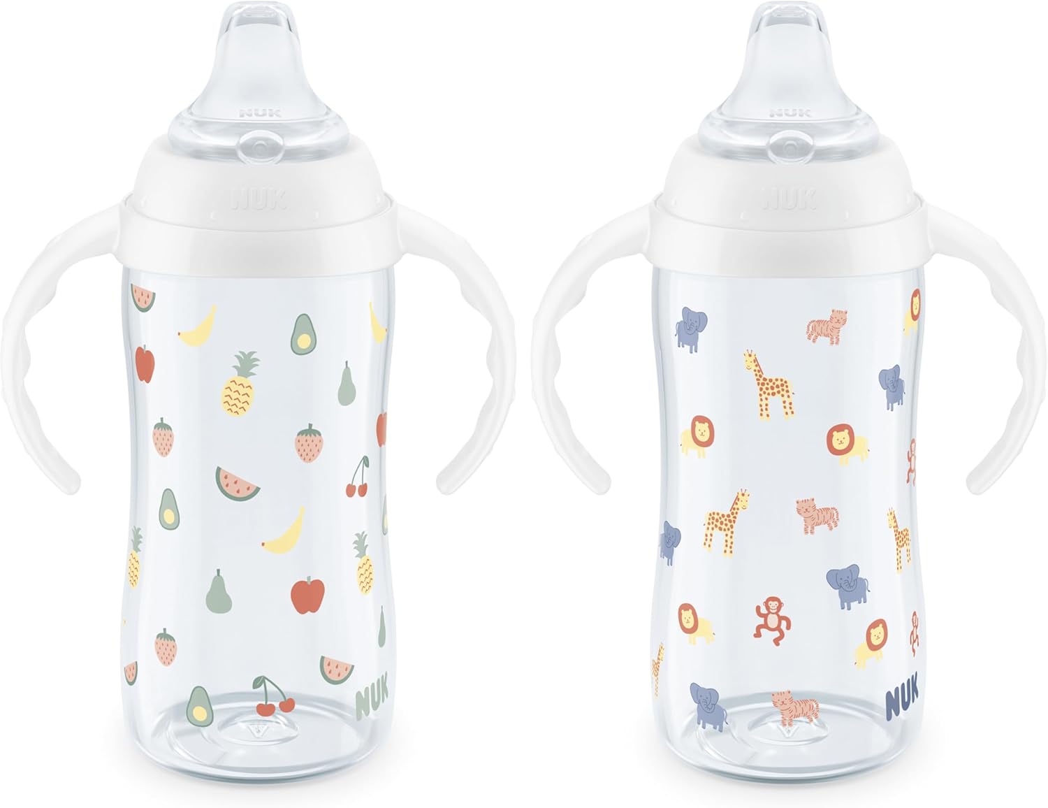 Amazon.com : NUK Learner Cup, 8+ Months, Fun Fruits and Animals, Amazon ...