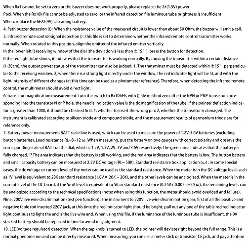 Mriuuod Digital Multimeter Voltmeter Accurately Measures Voltage Auto-Ranging Tester With Dc Ac Voltmeter And Ohm Volt Amp Tester Measures Voltage, Current, Resistance #TOP7