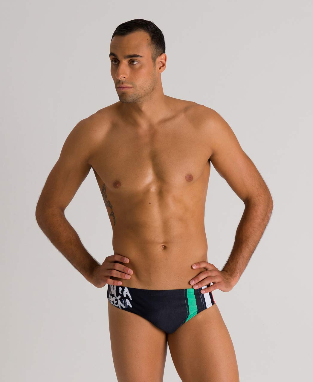 Arena Speed Stripes MaxLife Brief Swimsuit Slips de Bain Homme