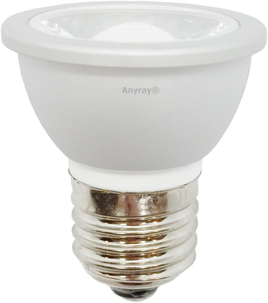 1-LED HR16 120V E27 MR-16 JDR C Light Bulb HR-16 Hood Lamp Short Neck E26 (Red)