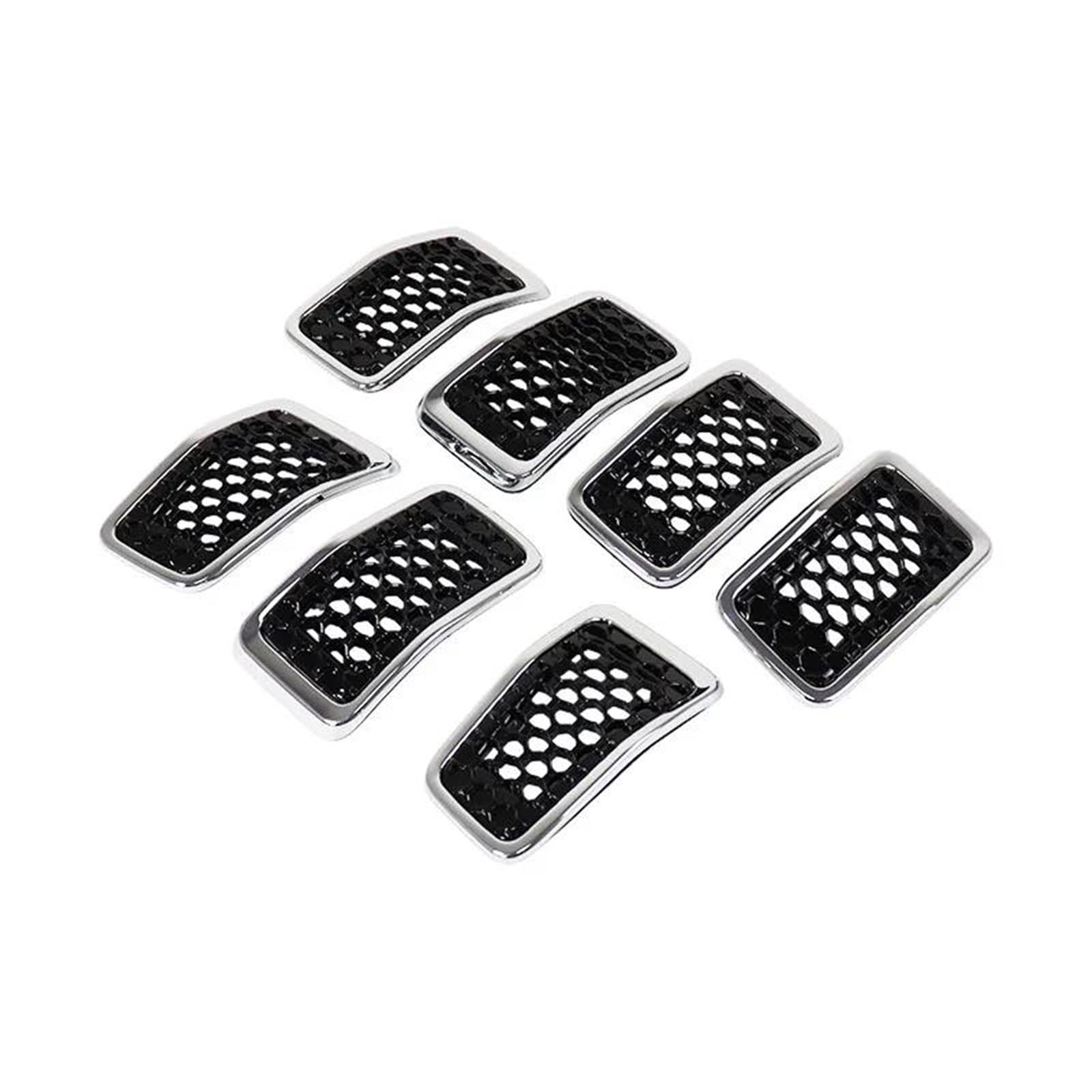 Calandre avant pour Jeep Grand Cherokee 2017-2021 chromée 7 pièces - 6