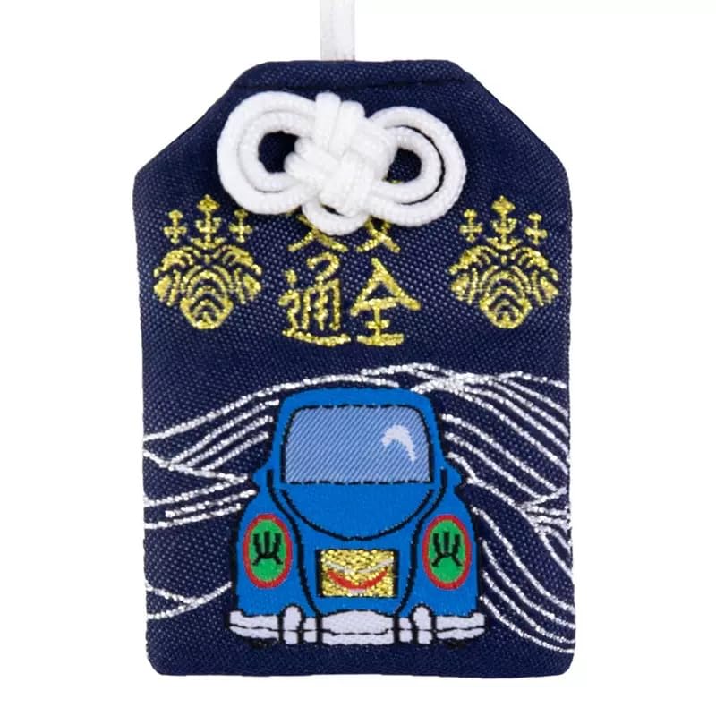 Image of Handmade Traditional Japanese Omamori Blessing Lucky Bag for Traffic Safe Hanging Fortune Gifts for Women Men