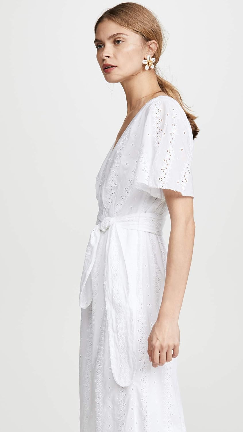 Joie Women's Azariah Dress Clean White - Image 4