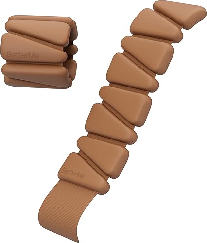 Miniatura 1 de BetterMe Bandas de peso ajustables  Pesas de tobillo y muñecas para mujer  Correas ajustables para brazos y piernas  Entrenamiento en casa y pesas