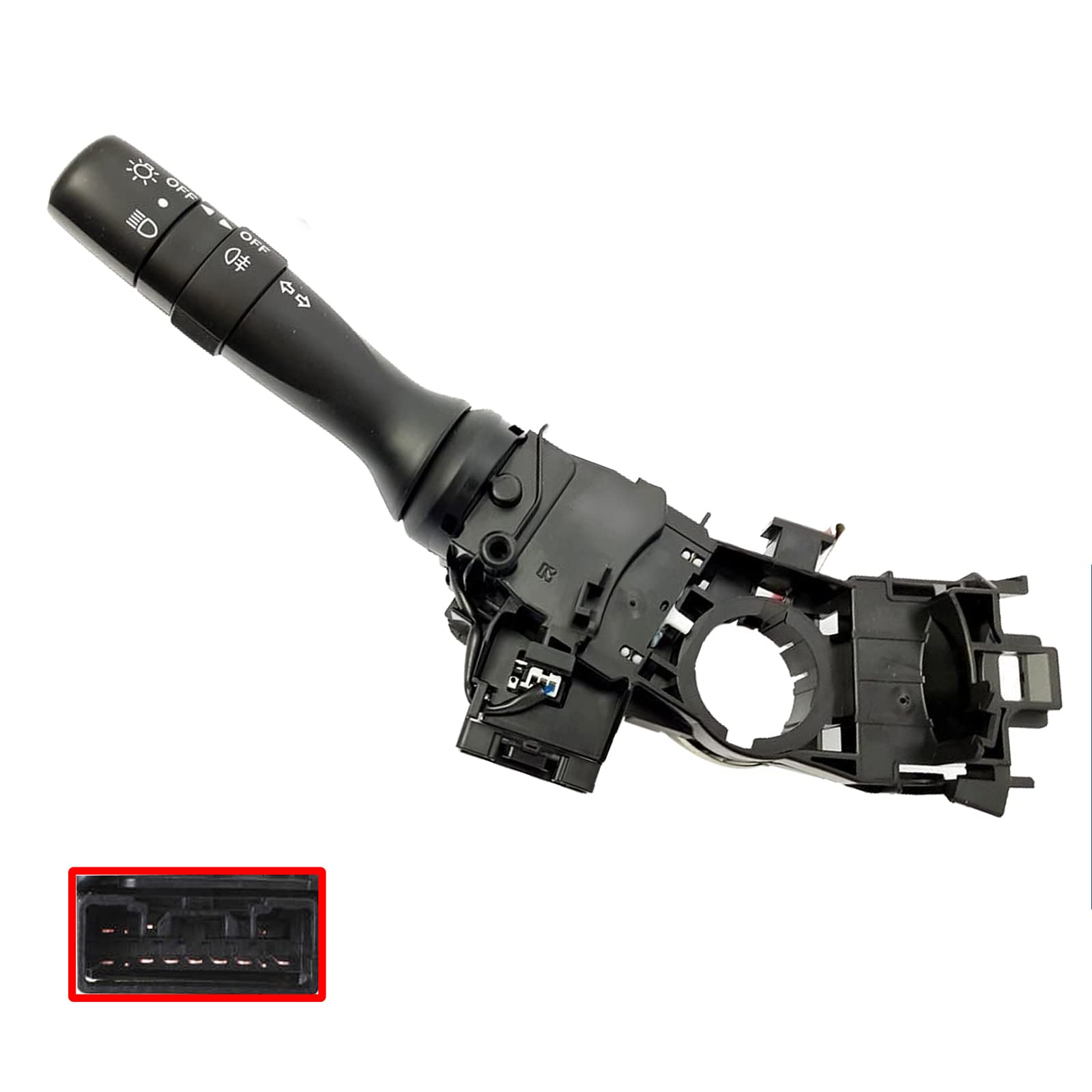 Commodo Commande Commutateur de Colonne de Direction Gauche Phare Clignotant compatible pour C1 107 et AYGO de 2005 à 2014-6253.A0