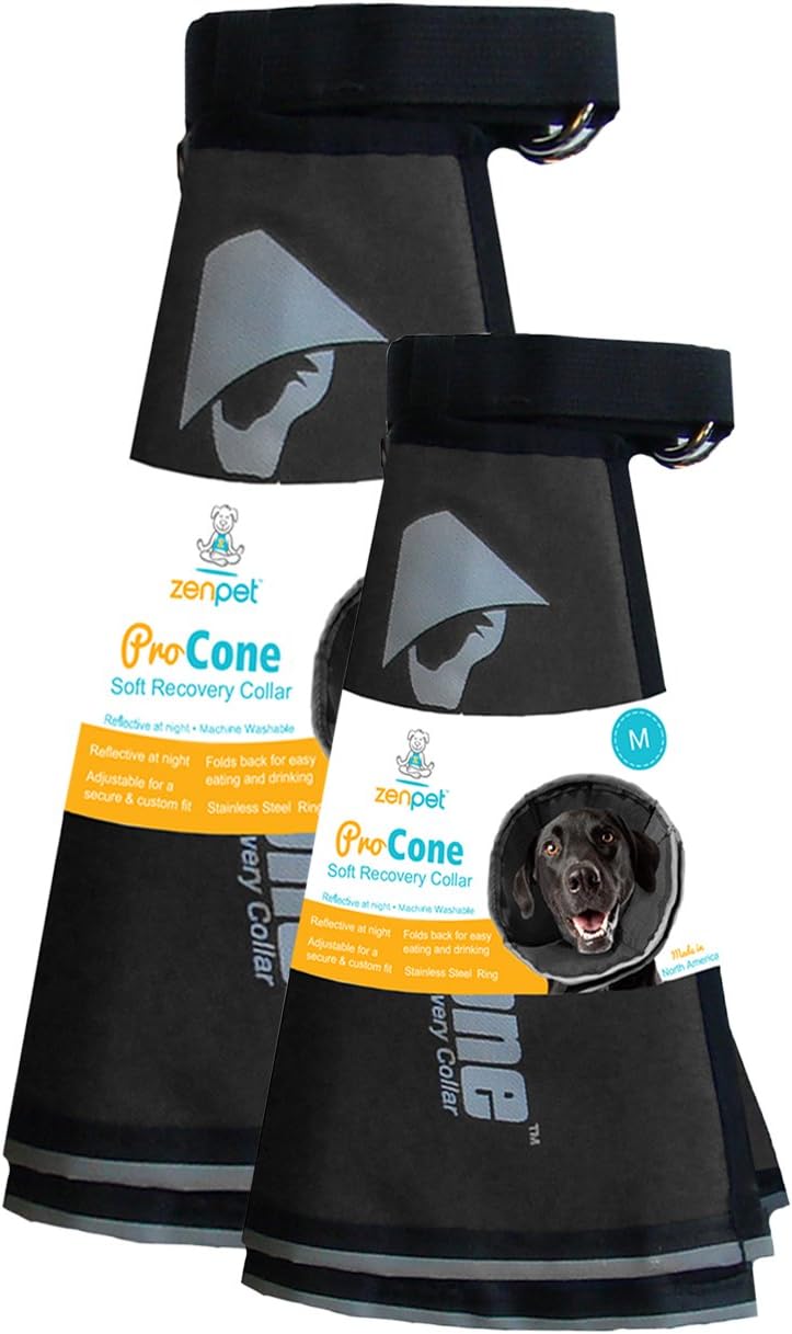 ZenPet Pro Cone, Extra Large, 18-23-inch, Grey