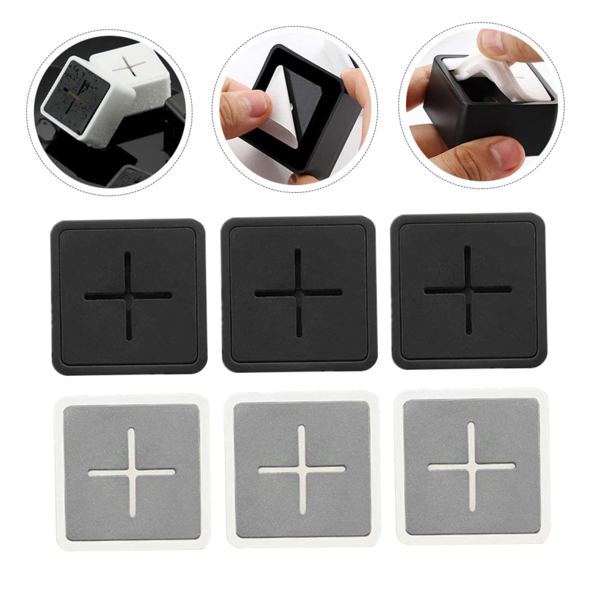 BESTonZON 18 Uds Tapón De Almacenamiento De Toallas Ganchos De Almacenamiento Para El Hogar De Cocina Ganchos Para Toallas De Baño Ganchos Para Toallas Soporte Adhesivo Para Toallas De Té