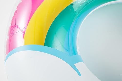 Miniatura 5 de BigMouth Inc. Over 5' Wide, Inflatable Floatie Tube, Blow Up Swim Ring, Outdoor Summer Pool Party Decor