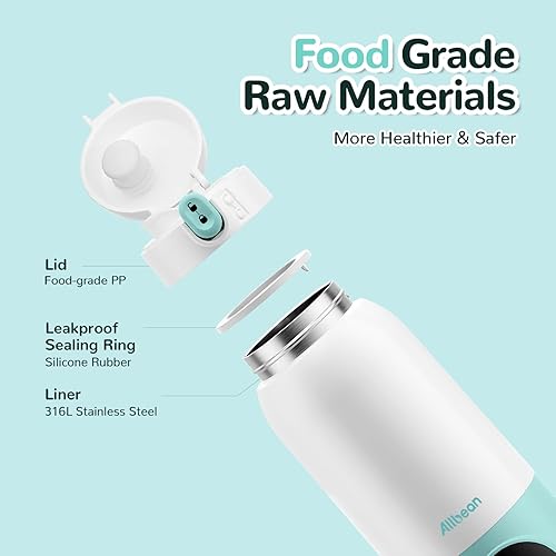 Miniatura 6 de Calentador de biberones portátil para viajes  Modos de calefacción dobles actualizados para leche materna y agua, calentador de leche para bebé con