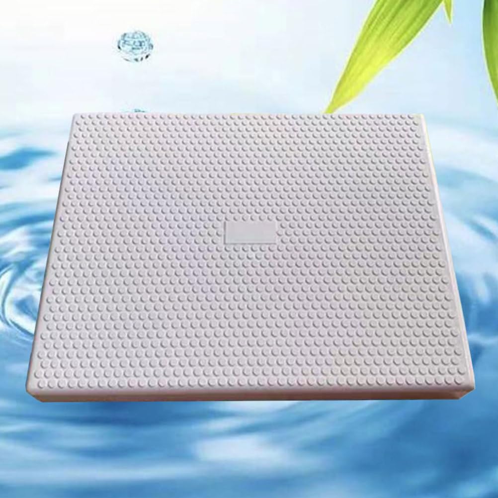 Reemplazo de Plataforma de Escalera de Piscina, Solo Plataforma de Escalón Antideslizante 460X360X45MM, para Escalera de Piscina Elevada, Blanca