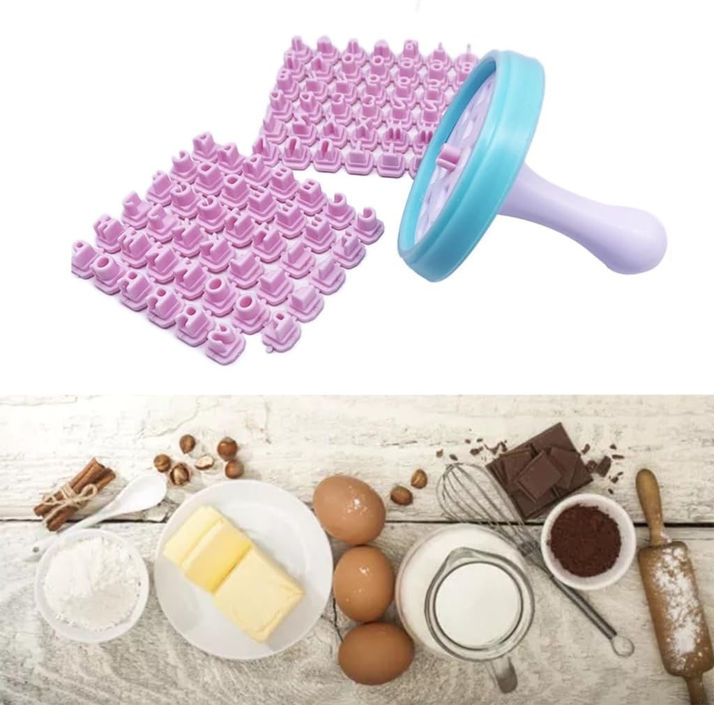 DIY Embosser Mold Family Communication Gift Letter Dessert Molds Cake Baking