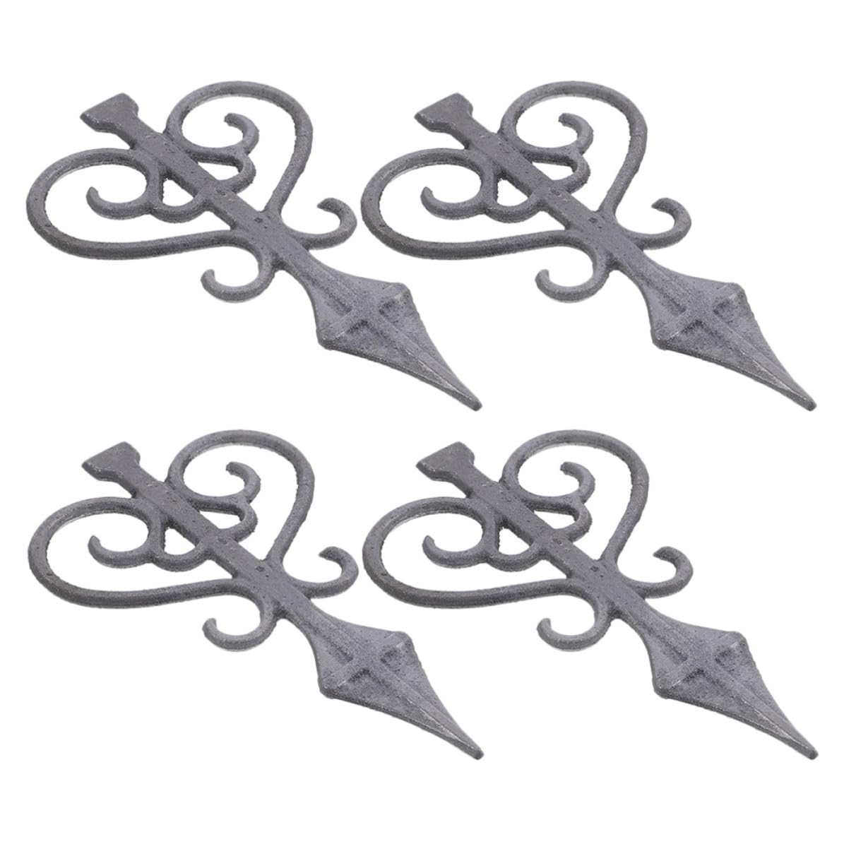 Remate de valla de hierro de alta calidad NUOBESTY decoracion sofisticada exterior 8