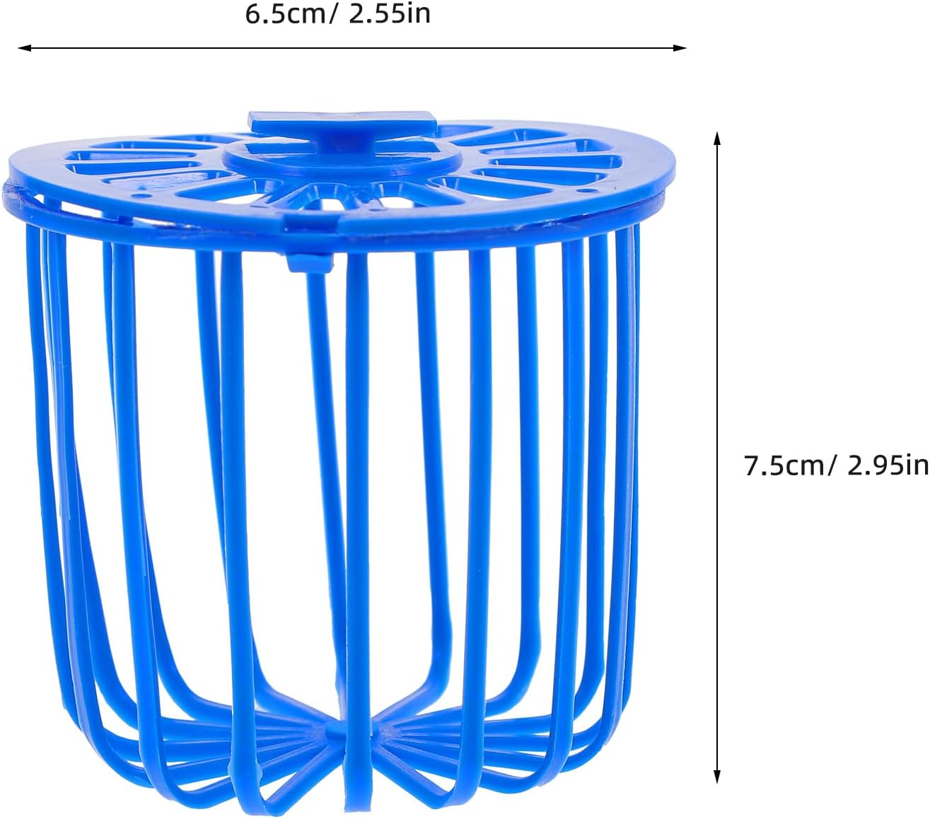 Mipcase Bird Food Basket Hanging Parrot Feeder Bird Cage Snack Holder for Small Birds Plastic Fruit and Vegetable Basket Easy Clean Cage Accessory Set of 10 image 2