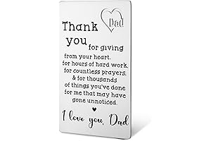 TRCENDE Thank You Dad Gift: A Thoughtful Present for Father's Day or Any Occasion