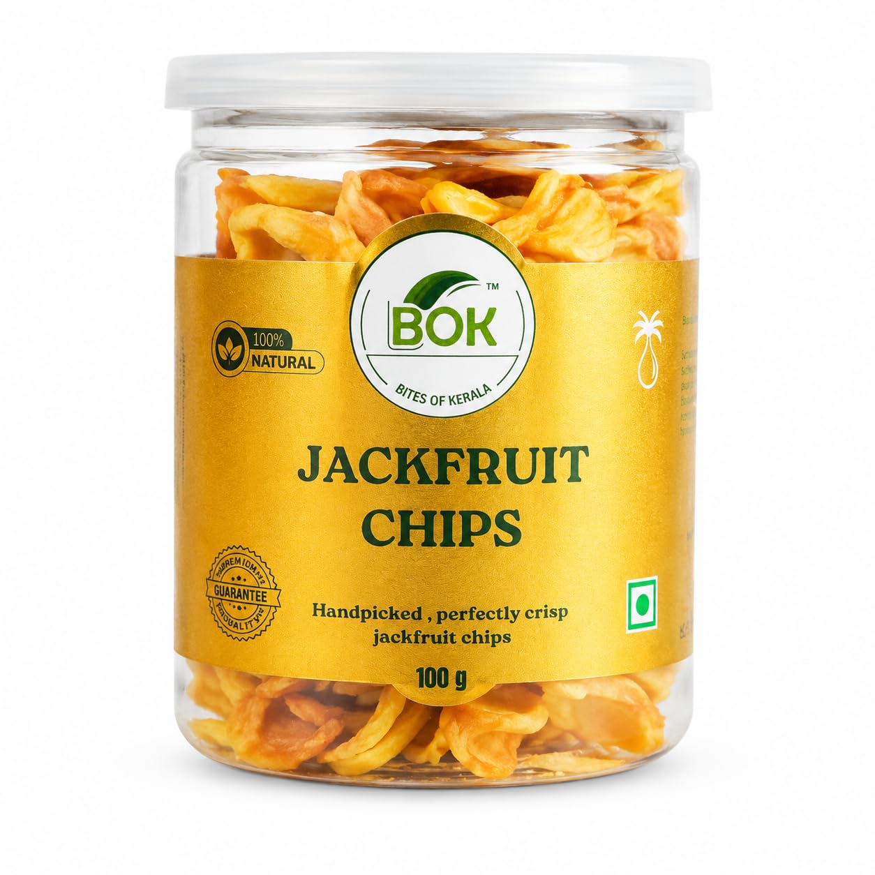 BOK Jackfruit Chips, 100% Natural, Handpicked and Crispy, 100g (Palm oil)-image-37