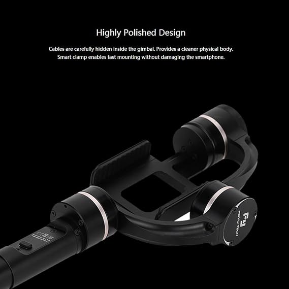 Feiyu Tech FY-G4P+ 3-Axis Handheld Gimbal for Smartphones Including Samsung Note5 and iPhone 6 (Black)