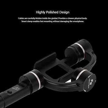 Feiyu Tech FY-G4P+ 3-Axis Handheld Gimbal for Smartphones Including Samsung Note5 and iPhone 6 (Black)