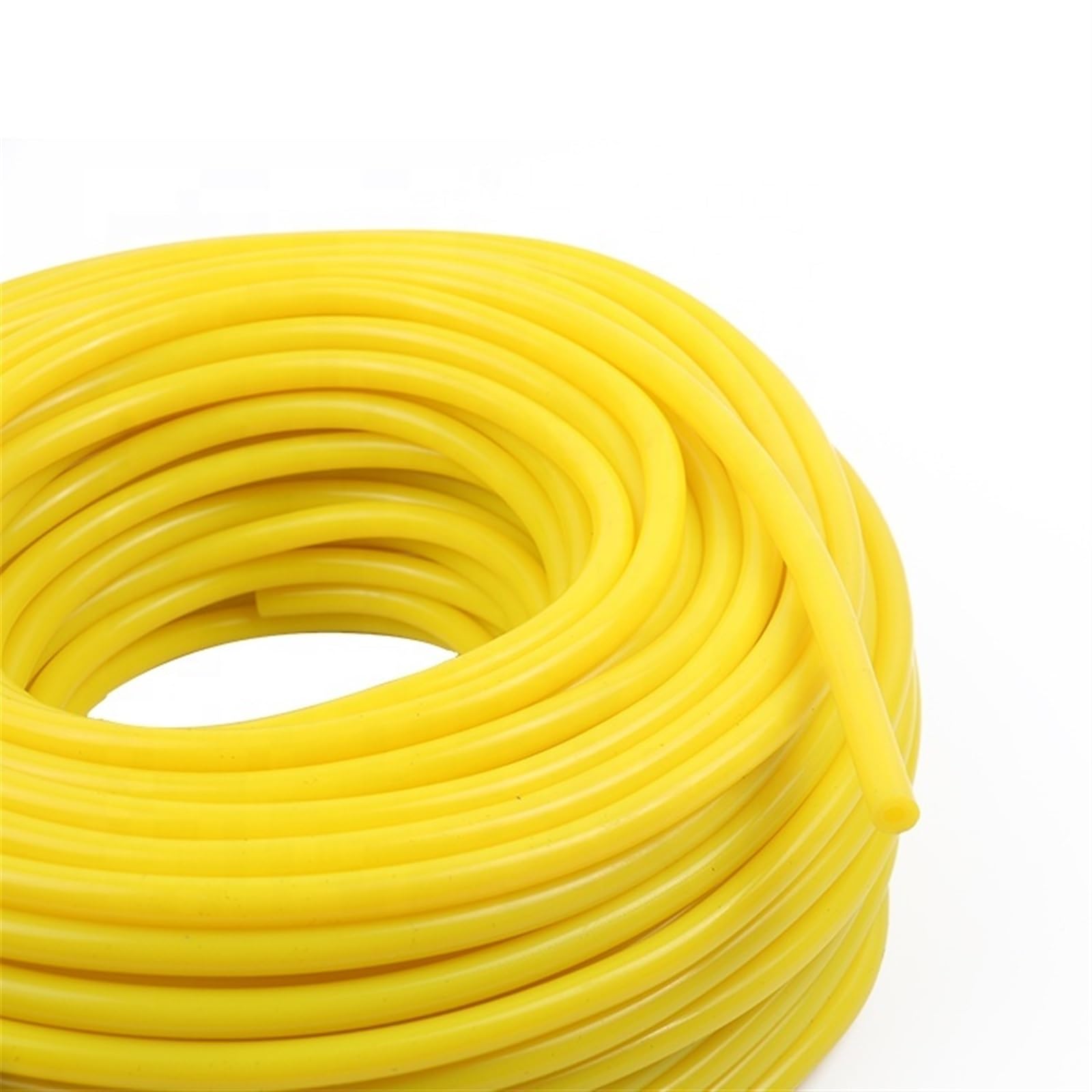 drain hose Silicone Vacuum Tube Hose Silicon Tubing 3MM 4MM 6MM 8MM Blue Black Red Yellow Auto parts 5 meter water pump (Color : 5Meter Yellow ID 3mm)