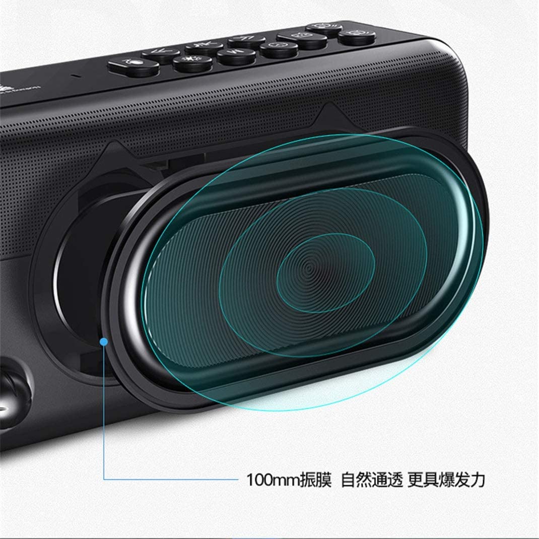 Altavoz Bluetooth Inteligente Reloj Despertador Dual Radio Reloj Digital, Mensaje de Voz, Ajuste de Brillo, diálogo Inteligente AI, Reloj Despertador con Radio FM