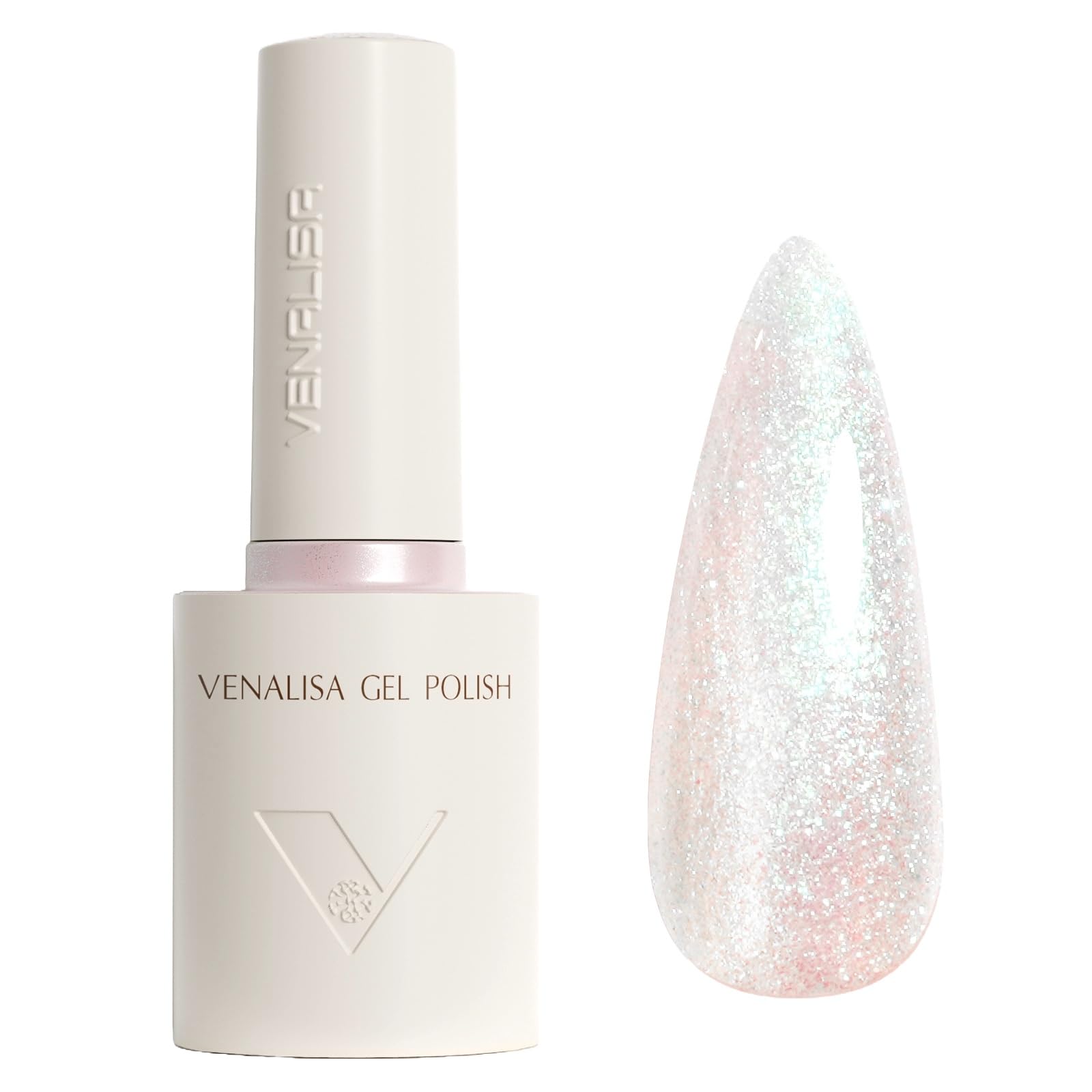 VENALISA HEMA TPO FREE Glitter Nail Gel Polish 10ml From Vettsy Soak Off UV Nail Gel Polish Nail Art Starter Manicure Salon DIY at Home - 5040