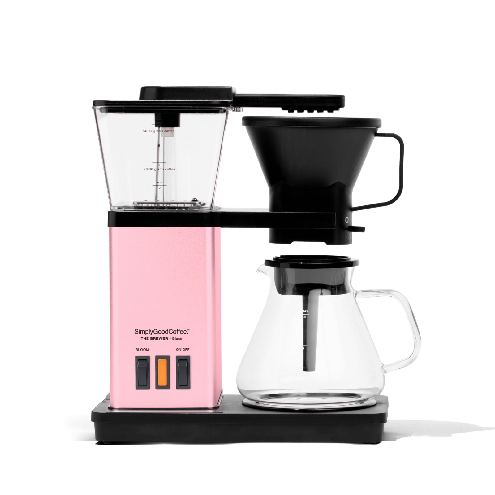 Cafetière à versement automatique SimplyGoodCoffee standard golden cup rose poudré