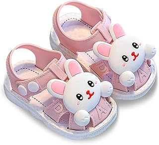 Sandalen Kinder Mädchen, Kleinkinder Atmungsaktive Leichte Mädchensandalen, Niedliches Kaninchen Sandaletten, Sandal Sommerschuhe, Bequeme Rutschfeste Strandsandalen