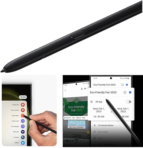 Miniatura 2 de Galaxy S23 Ultra S Pen (Sin Bluetooth) Reemplazo para Samsung Galaxy S23 Ultra All Versions Stylus Touch S Pen (crema)