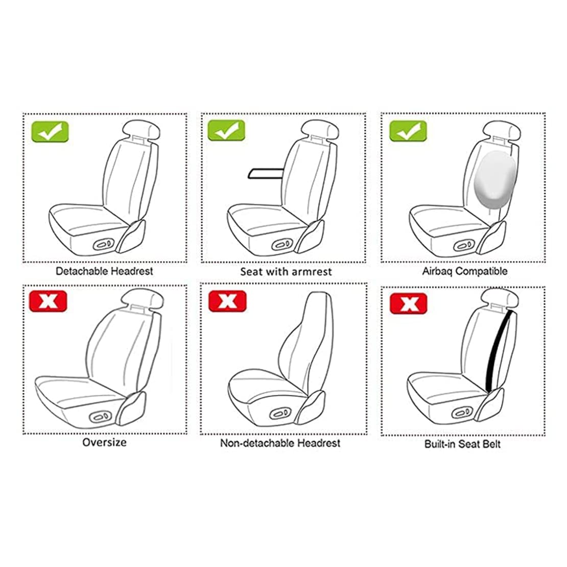 Coprisedili In Ecopelle Per Subaru Legacy 1995-2024: Protezione E Stile Su Misura (2 File, 5 Posti) - 3