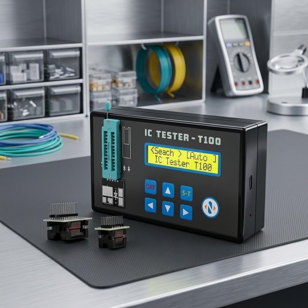 Transistor Tester con 1300+ chip de base de datos modelo (unidad principal
