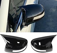 Vista 9 de XITER 2 piezas de ABS plástico cuerno de buey cubierta de espejo retrovisor lateral para decoración exterior del espejo retrovisor para el 8º Honda