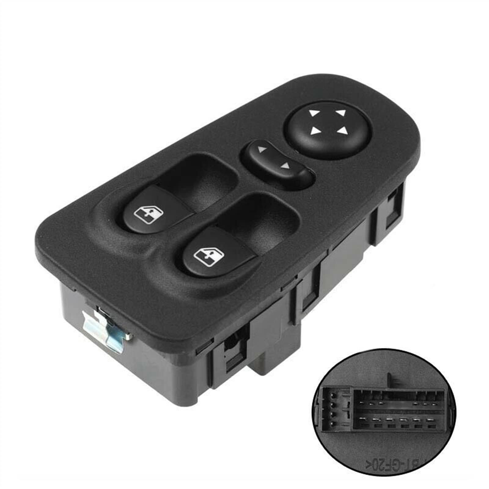 Botonera Elevaluna 735360604 Interruptor De Ventana De Elevador De Potencia De Control Maestro Eléctrico para Lancia para Ypsilon 2003 2004 2005 2006 2007 2008 2009 Interruptor Elevalunas