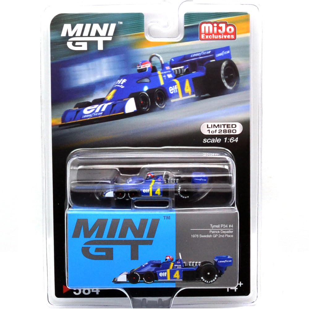 Amazon | MINI GT 1:64スケールアメリカ MiJo Toys 限定 ティレル P34