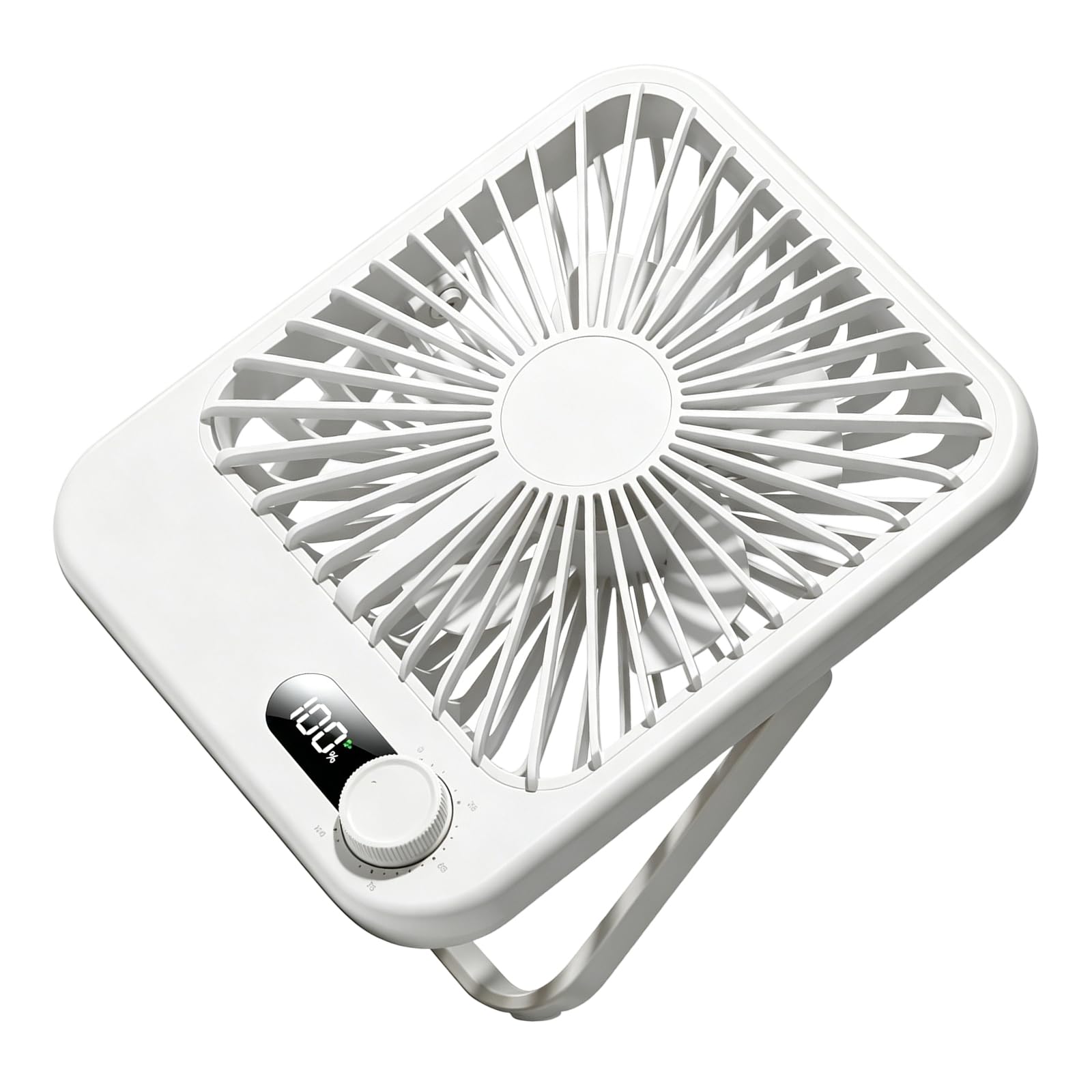 KieTeiiK Desktop Fan Having Touch Panel and Broad Air Circulation for Indoor Outdoor Use Quiet Bedroom Fan