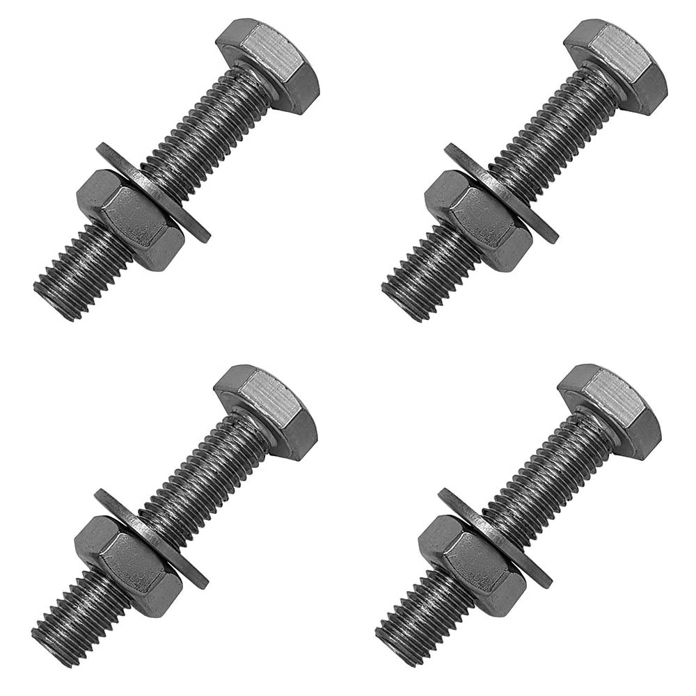 HEX NUT BOLT M10 X 125 mm Stainless Steel SS 304 Grade Double