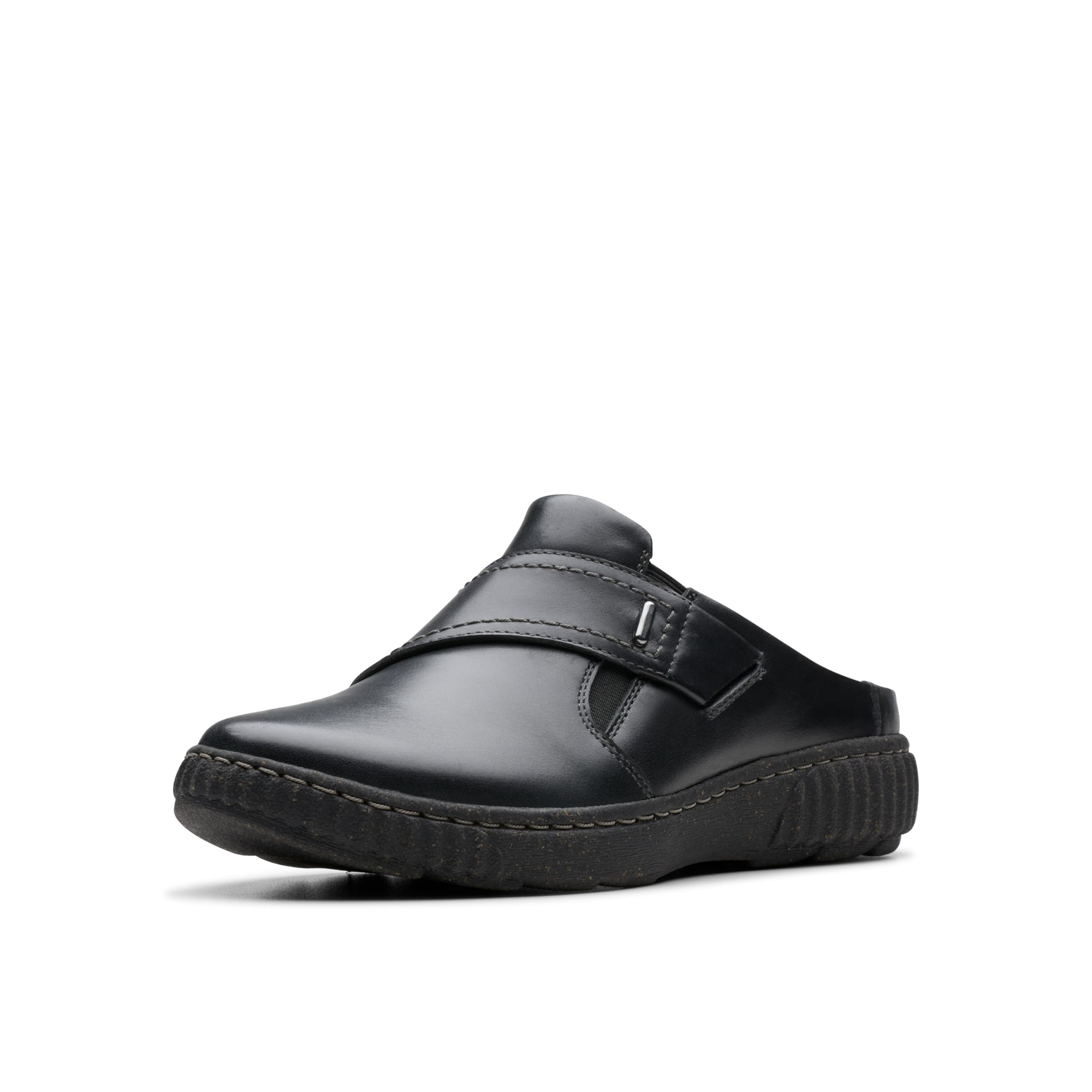 Clarks Women's Caroline Bay Mule, Black Leather, 7.5 UK