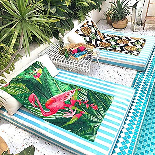 Chickw11 Asciugamano in Microfibra da Mare, 3D