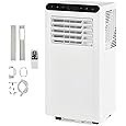 Lovewind 10000 BTU Portable Air Conditioners, Cool Up to 450 Sq.Ft, 4 IN 1 Quiet Portable AC Unit with Remote Control, Dehumidifier & Fan Modes, LED Display, 24H Timer, Installation Kits, White