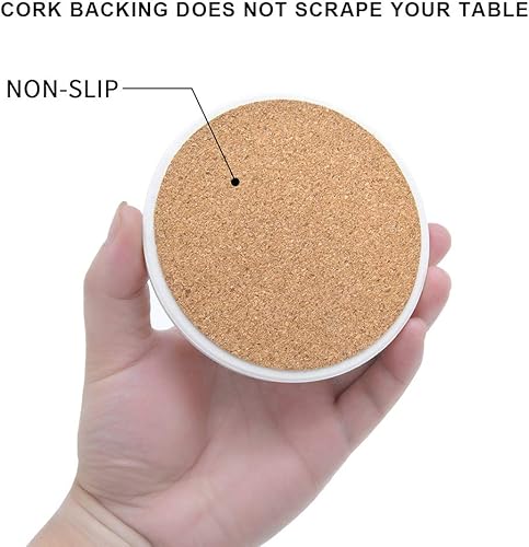 Miniatura 5 de Posavasos absorbentes de cerámica natural, piedra sedienta, azul marino, pulpo, caballito de mar, tortuga, temática oceánica, juego de posavasos