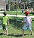Bottle Bash Outdoor Flying Disc Game Set – Disc Toss Game for Family, Adult & Kids, Backyard and Beach Game - Frisbee Target Lawn Game with Poles & Bottles (Beersbee & Polish Horseshoes)