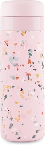 Miniatura 26 de W&P Porter Botella aislada de 16 onzas, revestimiento de cerámica Clean Taste para agua, café y té, boca ancha aislada al vacío, apta para Crema