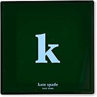 Kate Spade New York Personalized Initial Acrylic Vanity Tray - Just Mine (K) Decorative Organizer for Jewelry & Keys