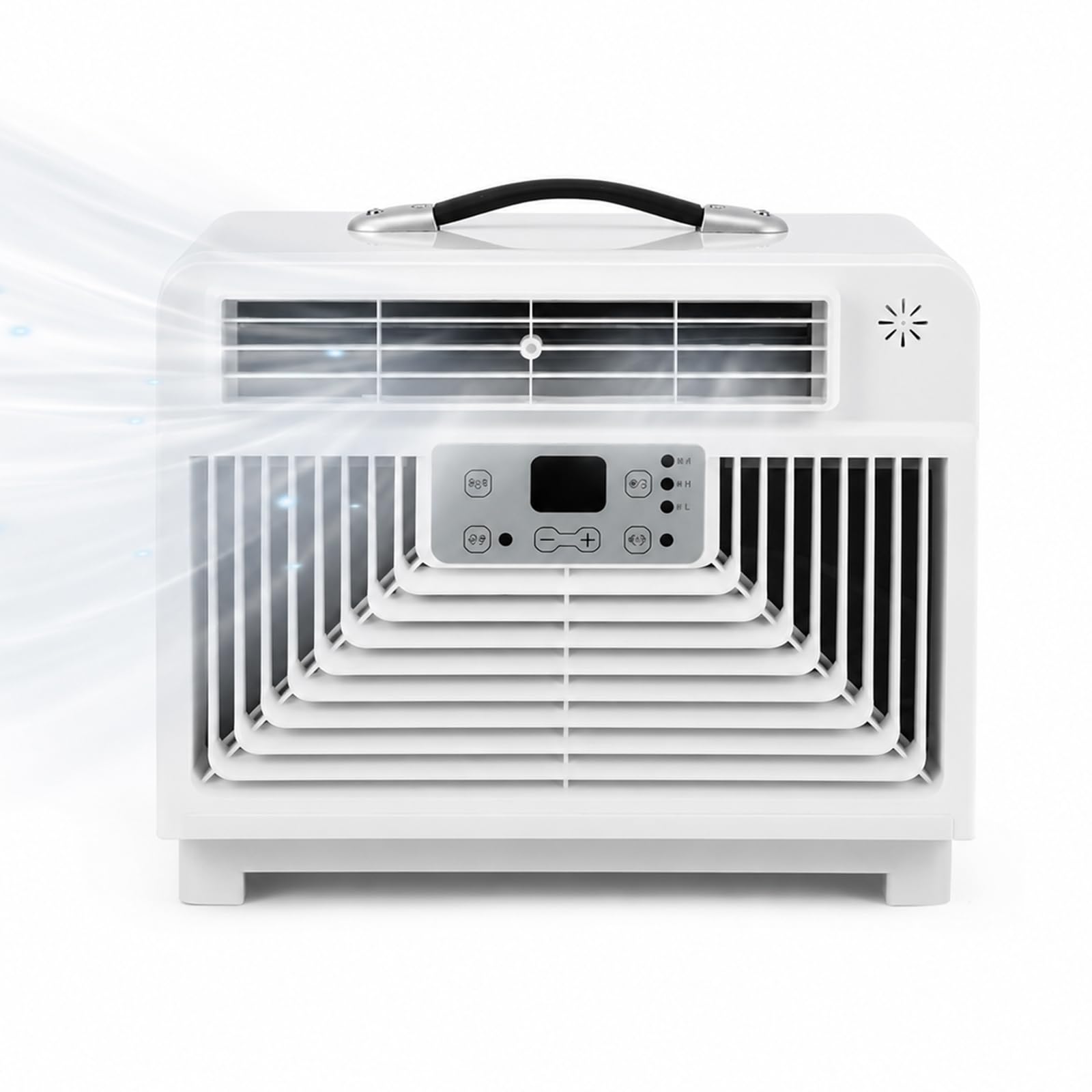 lilishangmao Small Mobile Air Conditioner 3400 BTU, New Upgraded Portable AC Unit with 3 Modes, 16–32°C Temperature Control, Remote Control and 1–12H Timer for Dormitory, Bedroom, Tent, RV