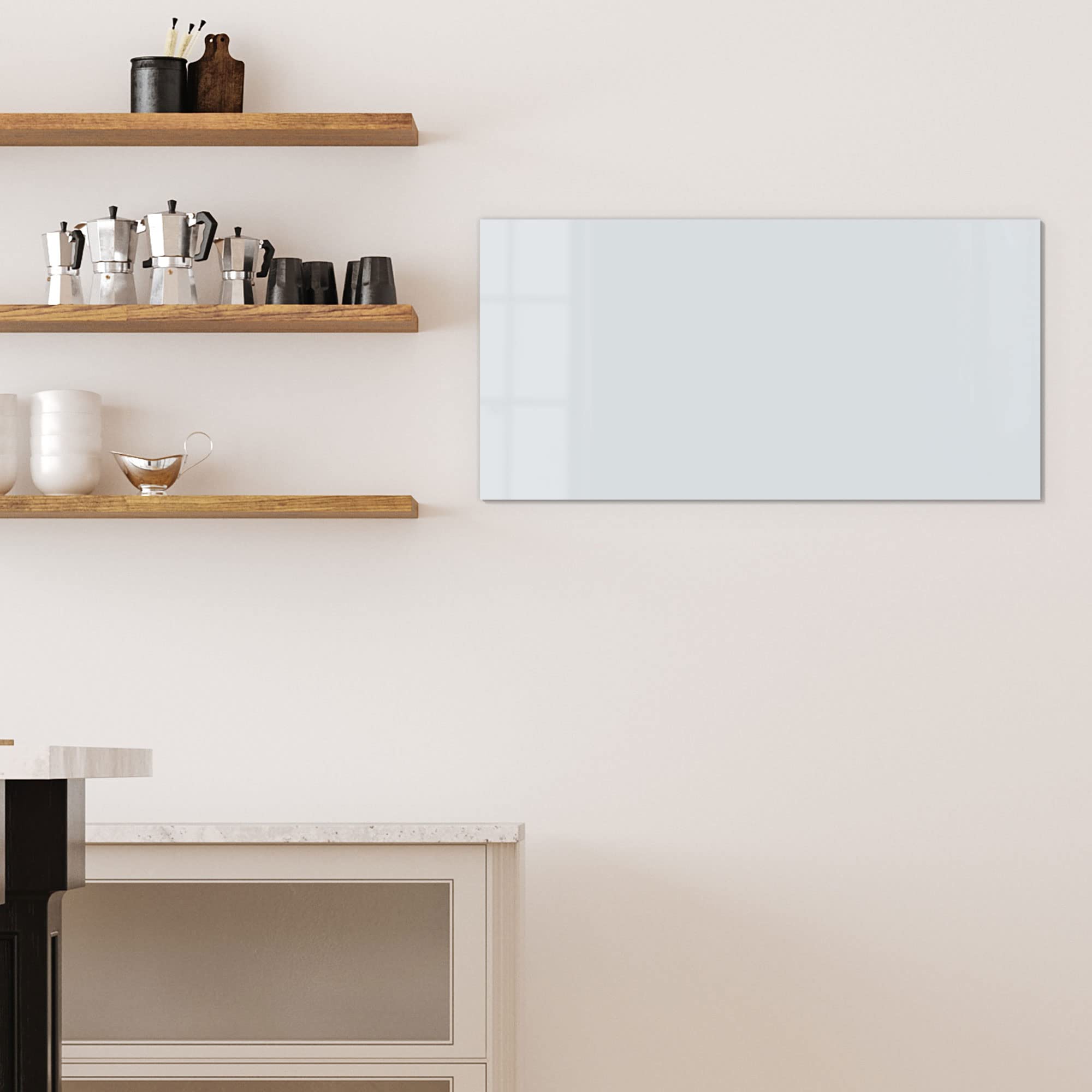 DEQORI Glazen magneetbord | 50x100 cm groot