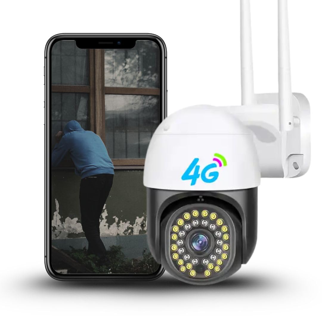 OneXsale 4G SIM(All Supported) 4MP CCTV Camera IP66 Outdoor V380 Wireless PTZ Security Camera Light Night Vision AUTO Tracking Two Way Audio IP66 Waterproof-image-33