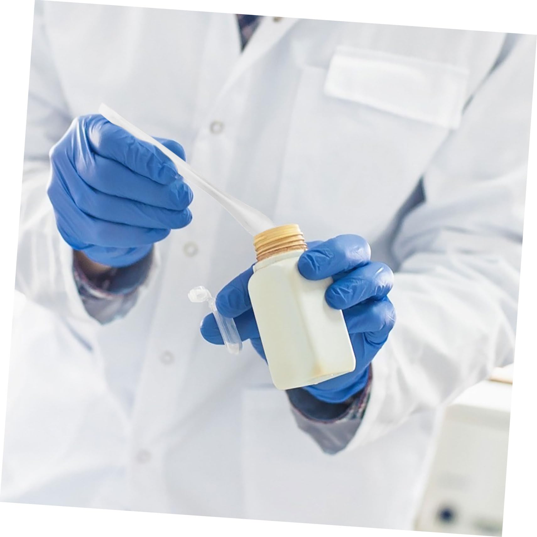 OSOLADY 4sets Stainless Steel Measuring Spoons Set Lab Small Silverware Scoop for Mixing Sampling Professional Use 12pcs*4