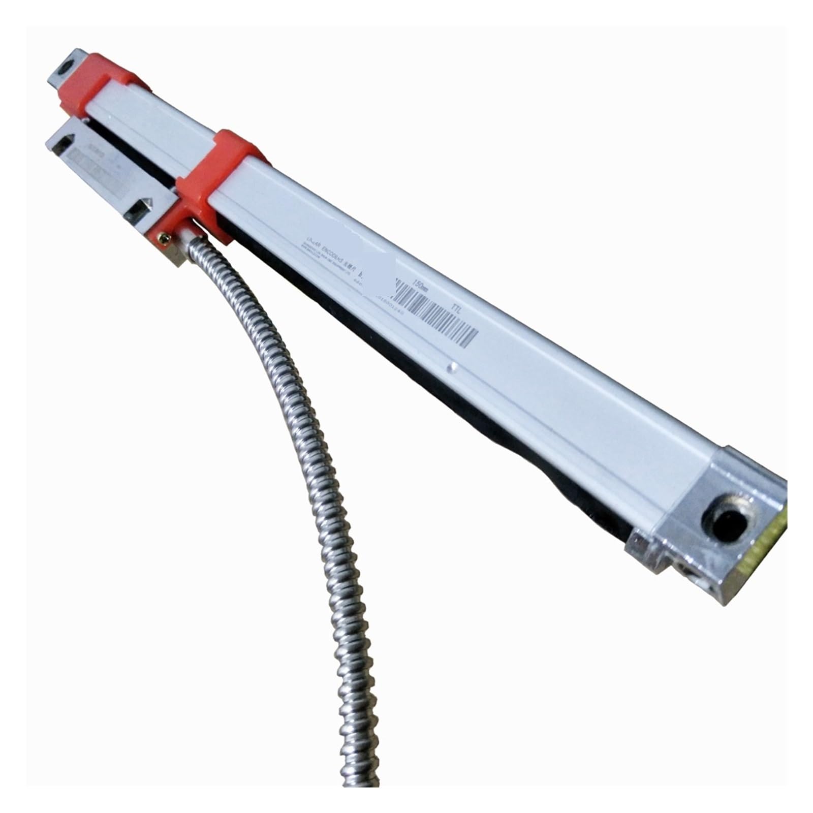 Codificador de escala lineal de precisión E lineal digital 130-260 mm E lineal pequeña E electrónica E óptica de vidrio Incremental 5V para máquina cortadora y fresadora de alambre CNC(KA200-240mm-5um