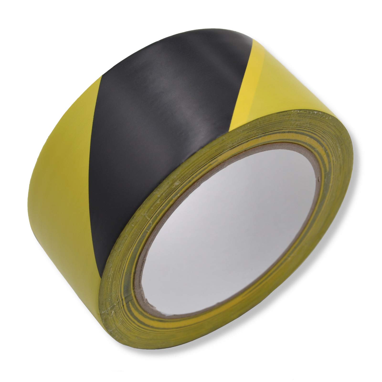 DEWEPRO ROCOL® EasyTape™ Ruban de marquage rayé noir/jaune 50 mm x 33 m – Bande Autocollante PVC résistante